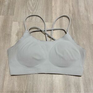 ✨$8 CLEAR-OUT✨Aerie Offline Soft Cross Back Seamless Low Impact Sports Bra White